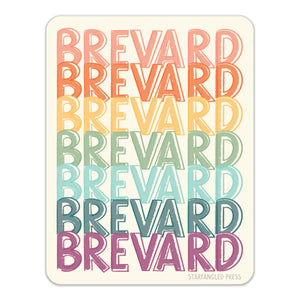 Brevard Rainbow Sticker