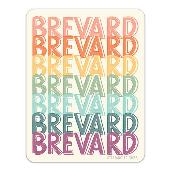 Brevard Rainbow Sticker