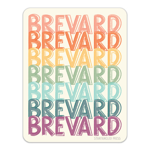 Brevard Rainbow Sticker