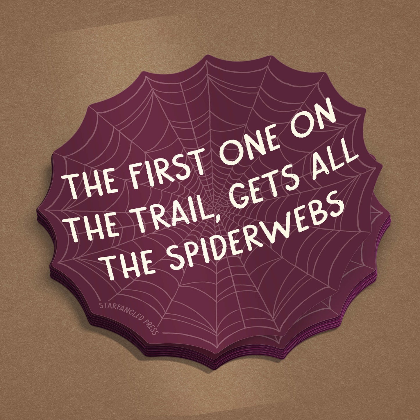 First One On The Trail Sticker