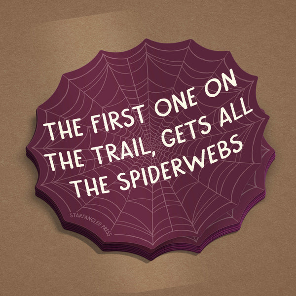 First One On The Trail Sticker