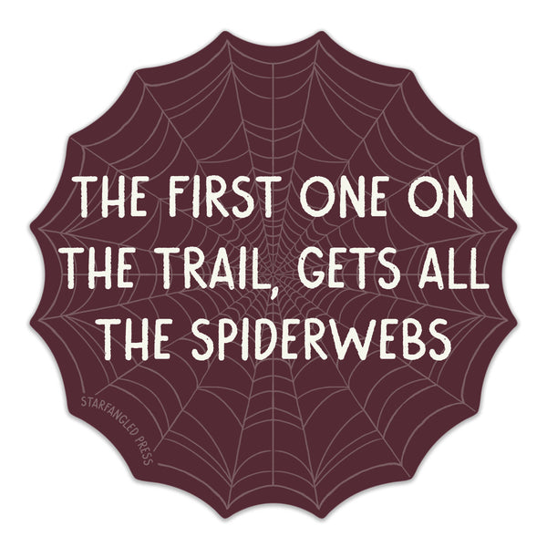First One On The Trail Sticker