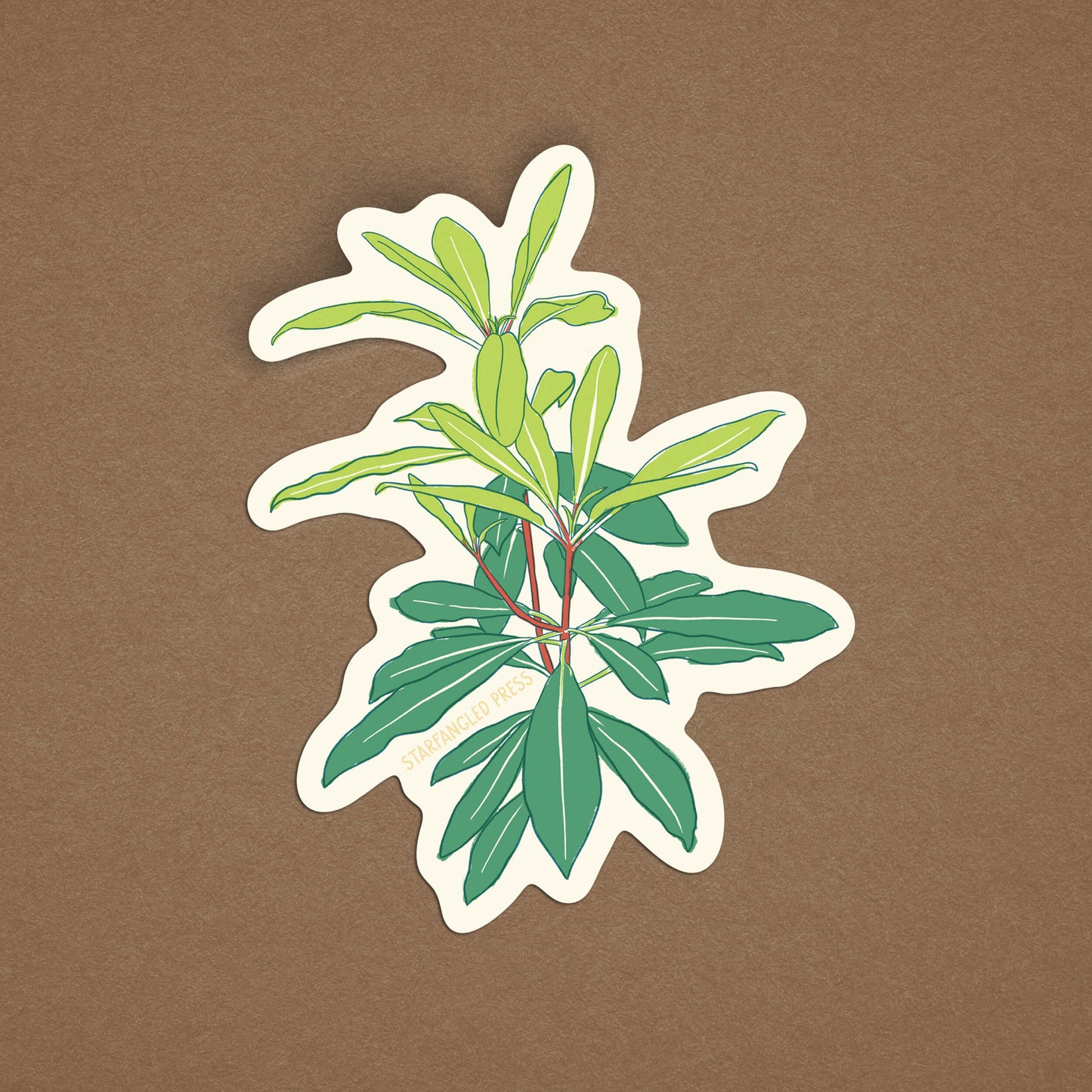 Rhododendron New Growth Sticker
