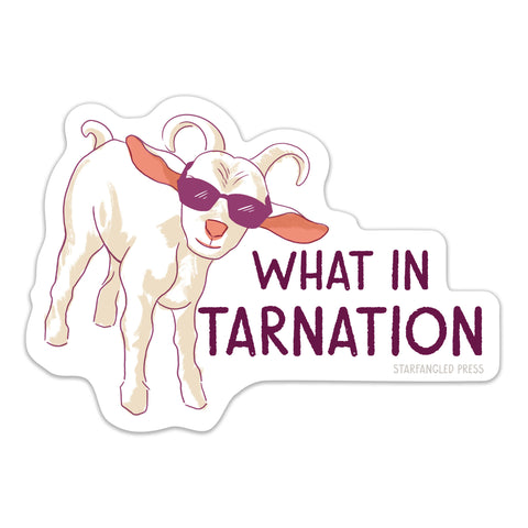 What In Tarnation? Sticker