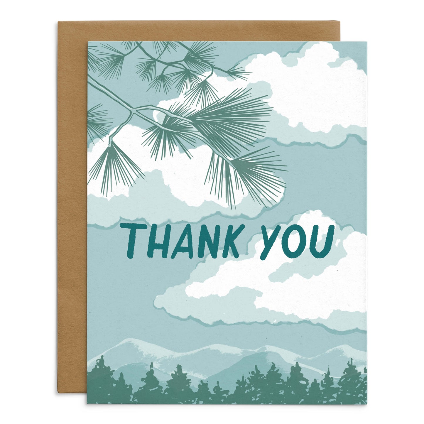 Thank You Clouds Card