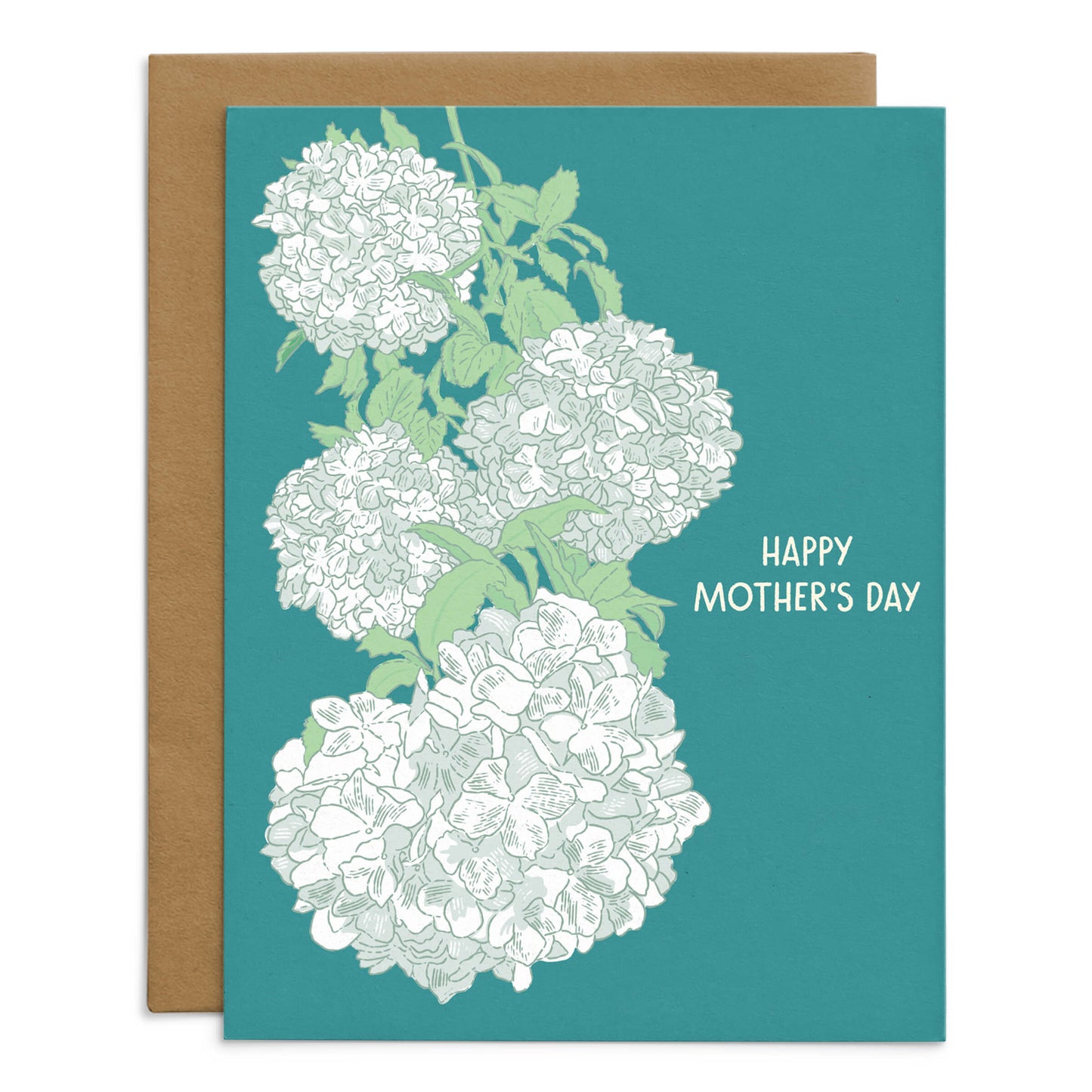 Mother's Day Snowball Bush Card