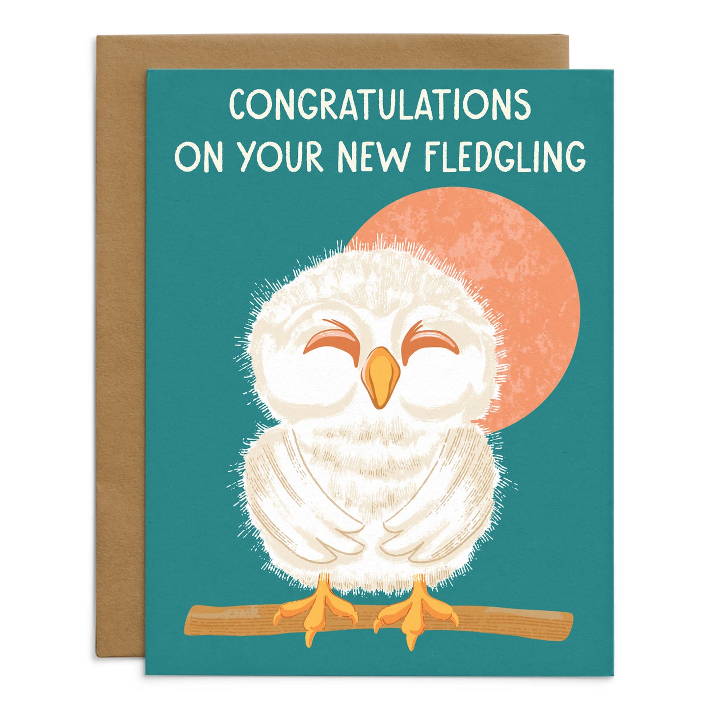 New Fledgling Baby Card