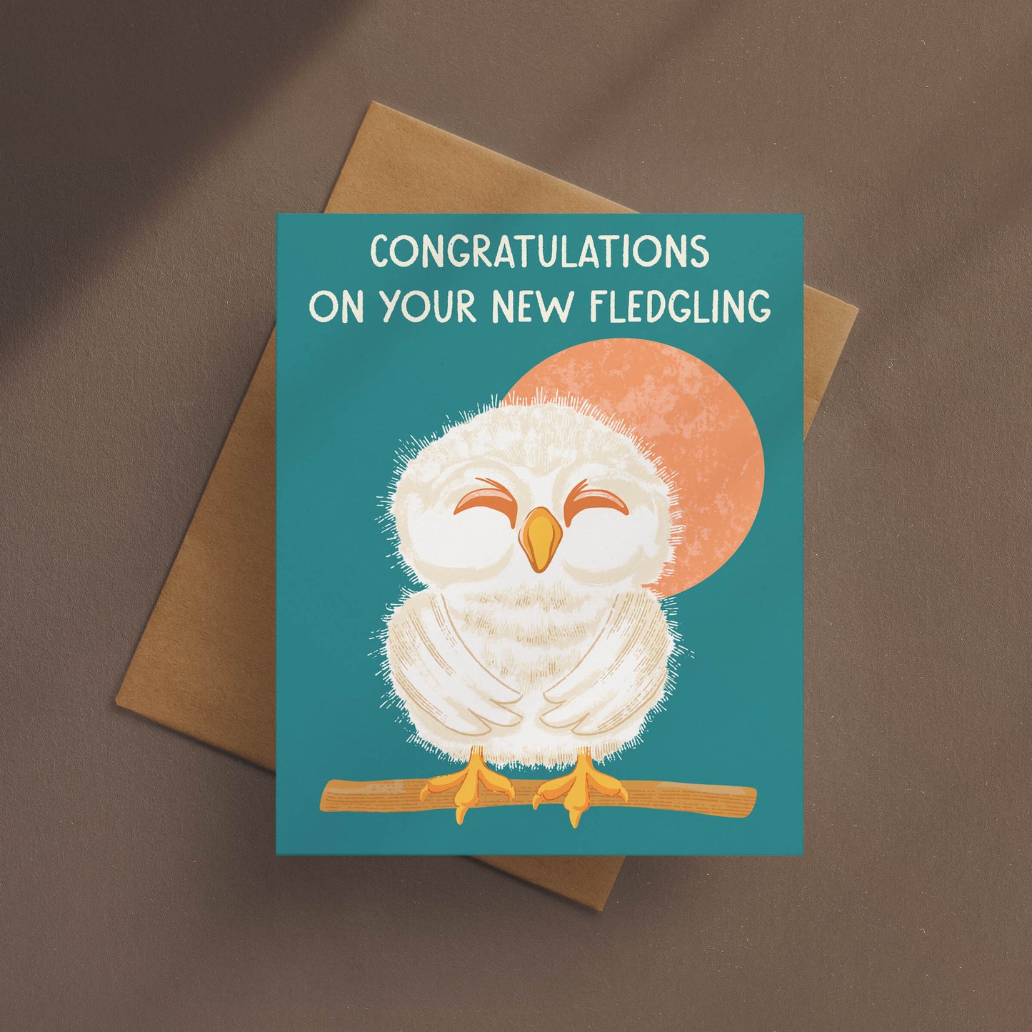 New Fledgling Baby Card