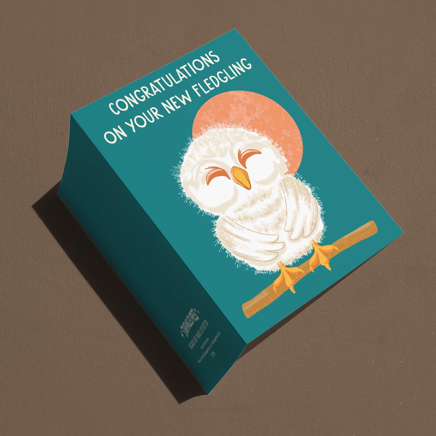 New Fledgling Baby Card