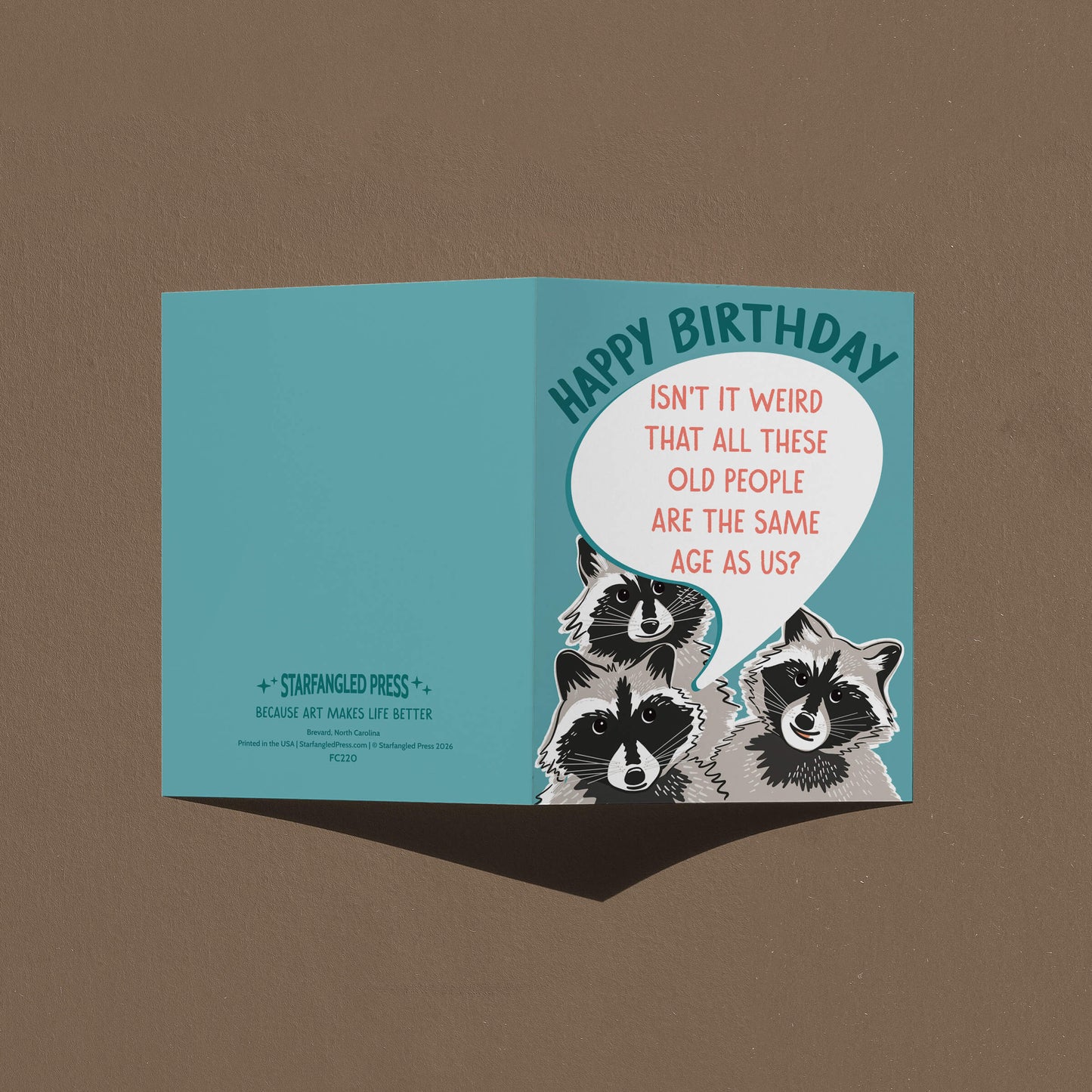 Old People Birthday Card