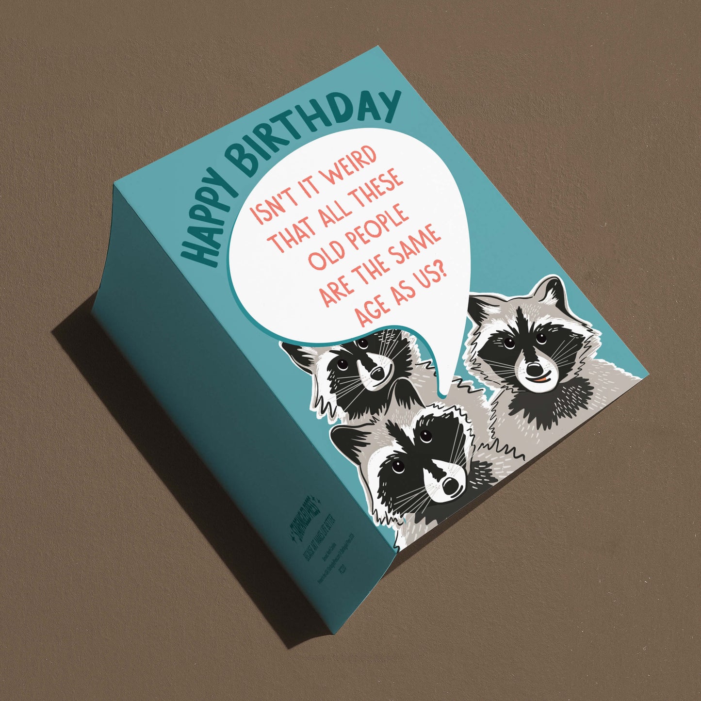 Old People Birthday Card