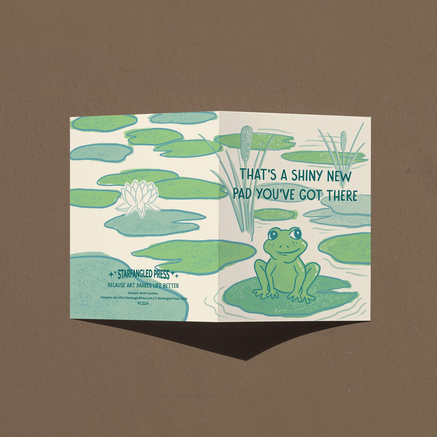 Shiny New Pad Card