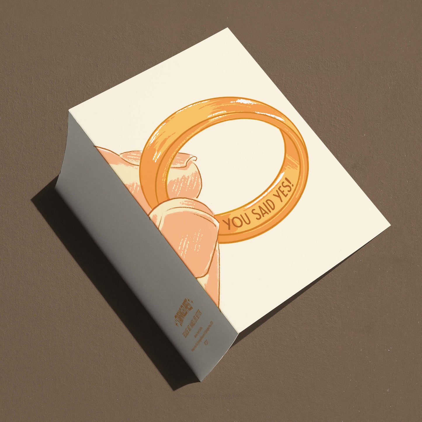 You Said Yes! Engagement Card