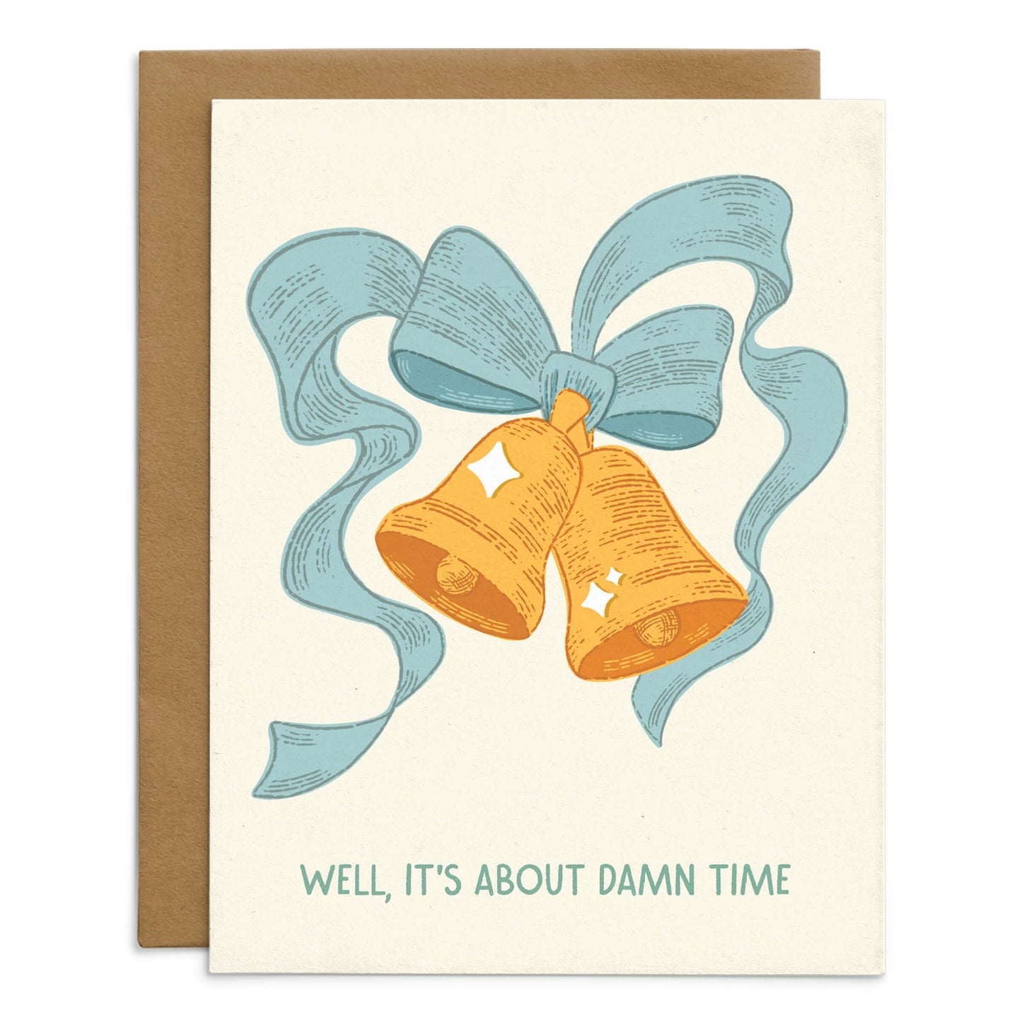 About Damn Time Wedding Card