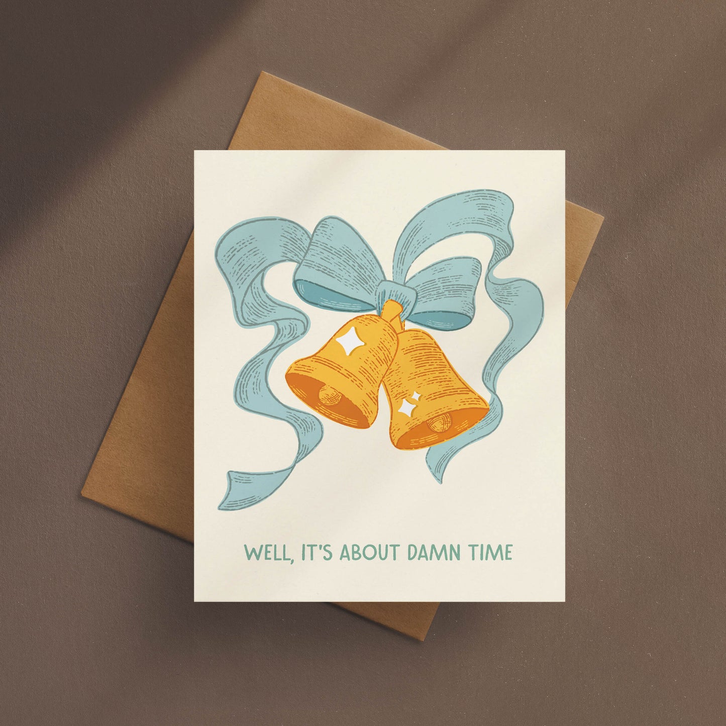 About Damn Time Wedding Card