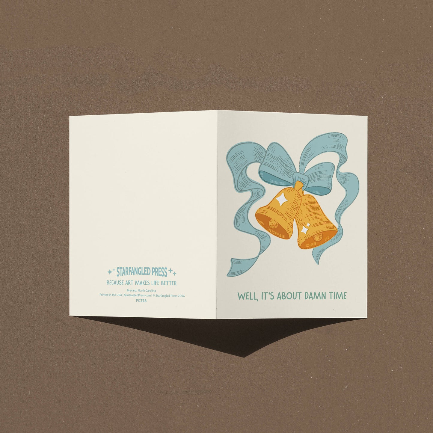 About Damn Time Wedding Card