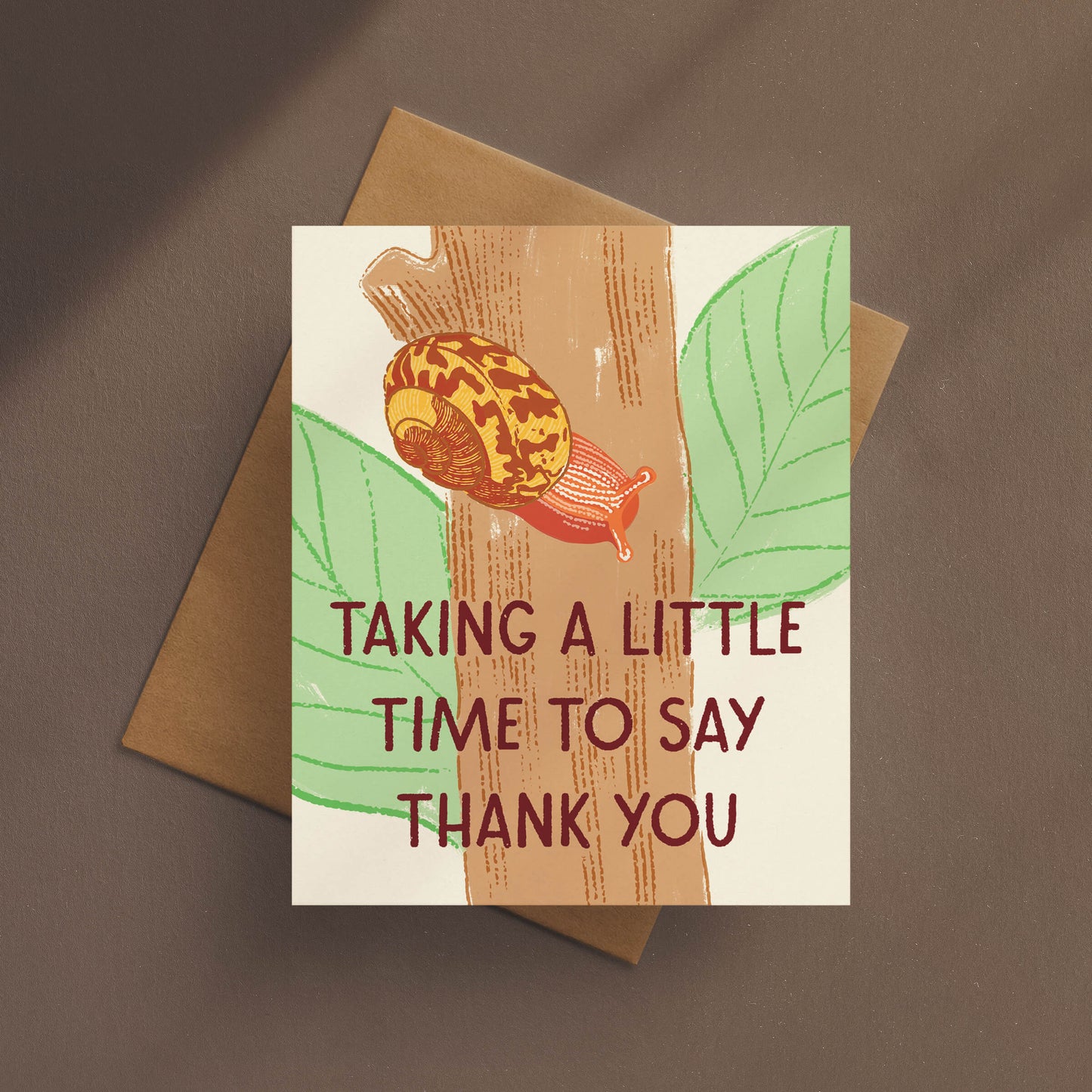 Taking A Little Time To Say Thank You Card