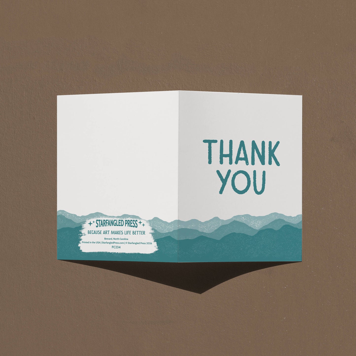 Blue Mountains Thank You Card