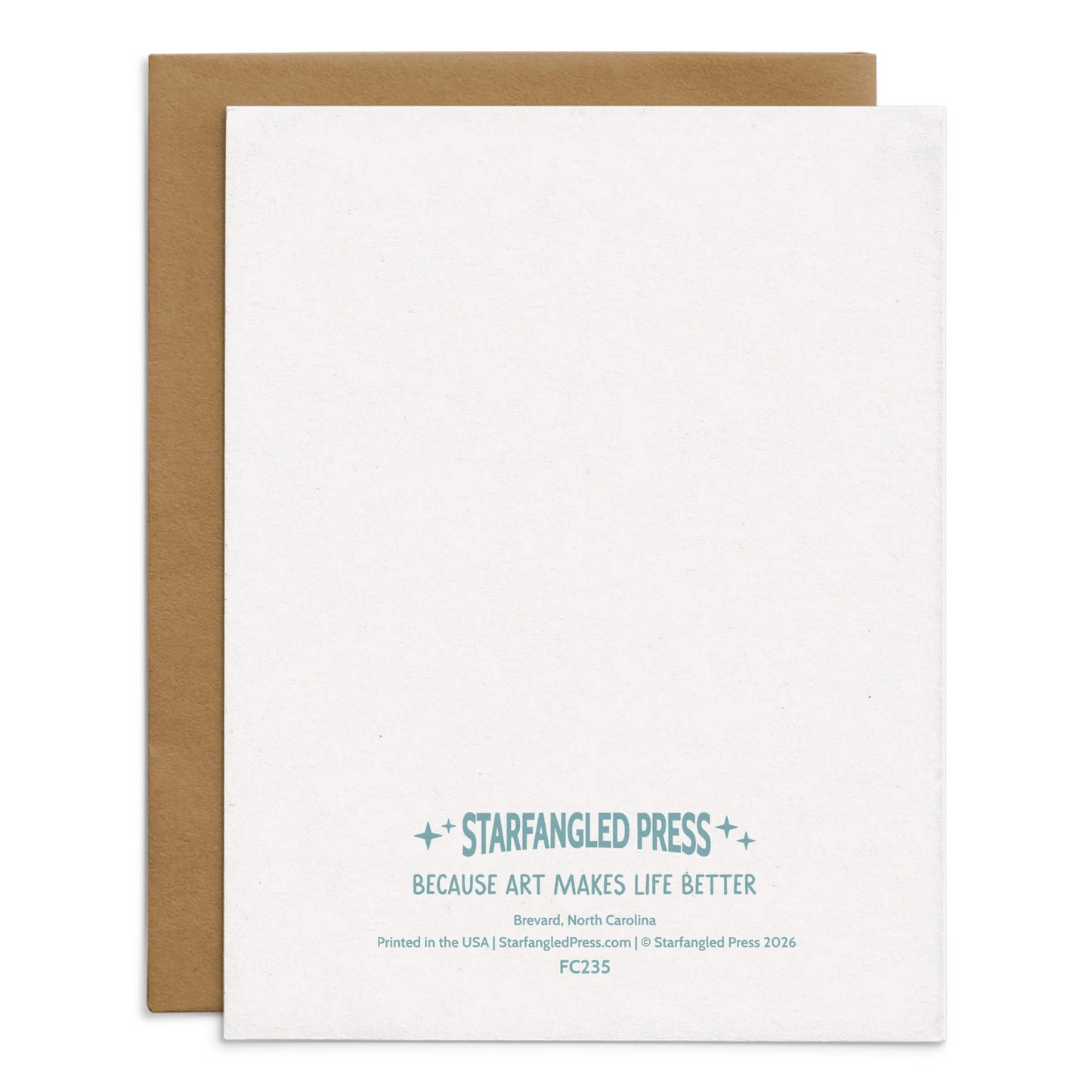 Flour Sack Towel Thank You Card
