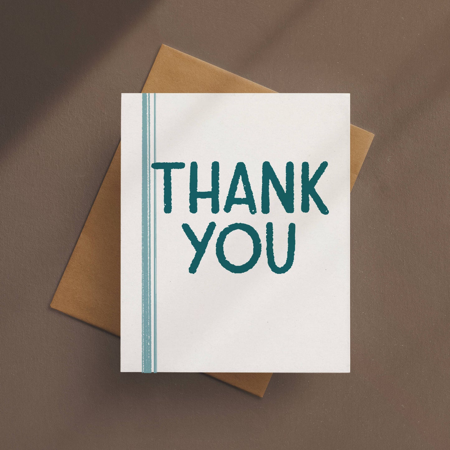 Flour Sack Towel Thank You Card