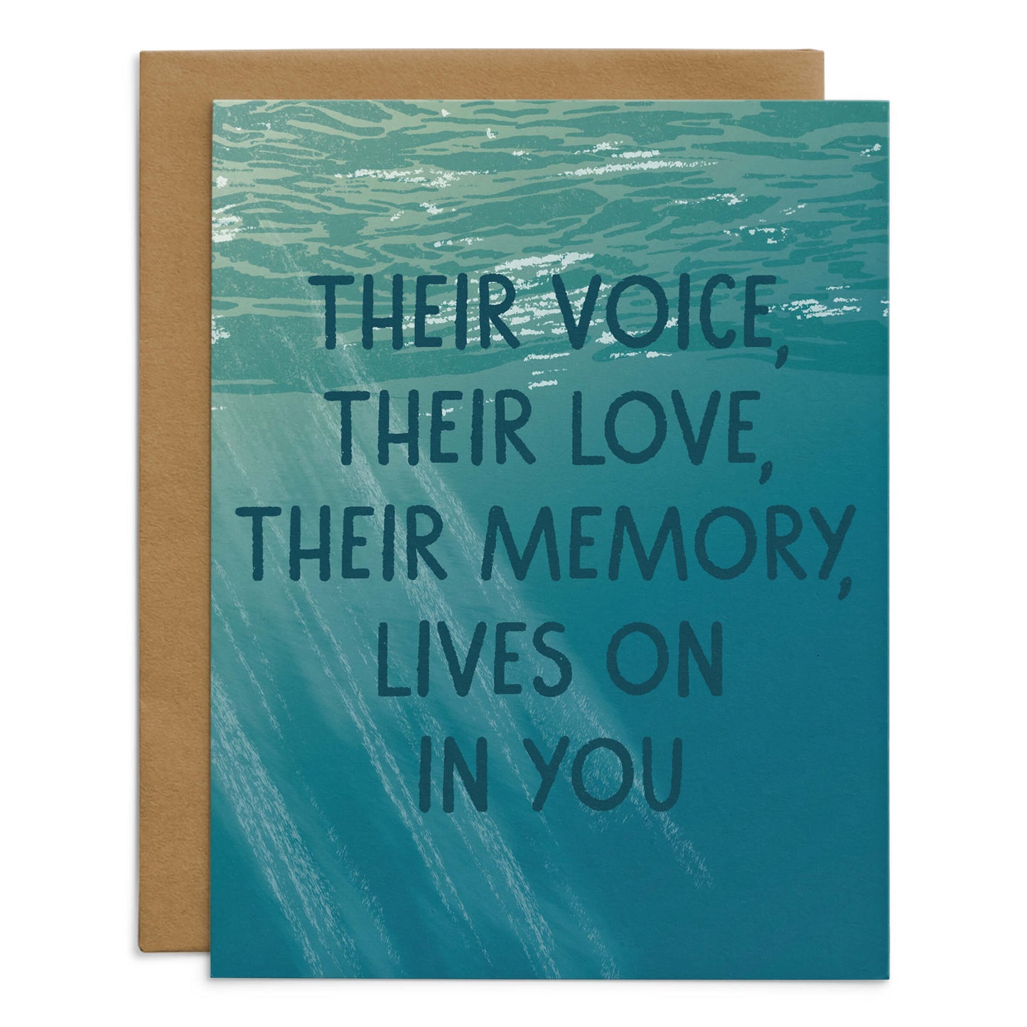 Their Memory Lives On Sympathy Card