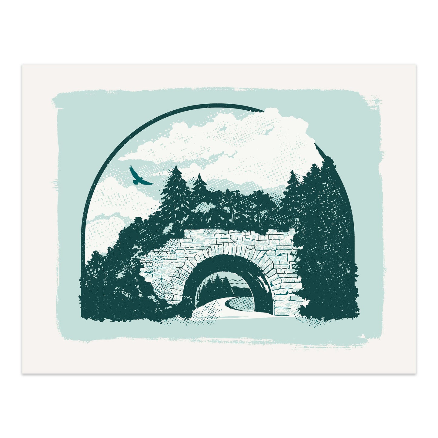 Parkway Tunnel Screenprint