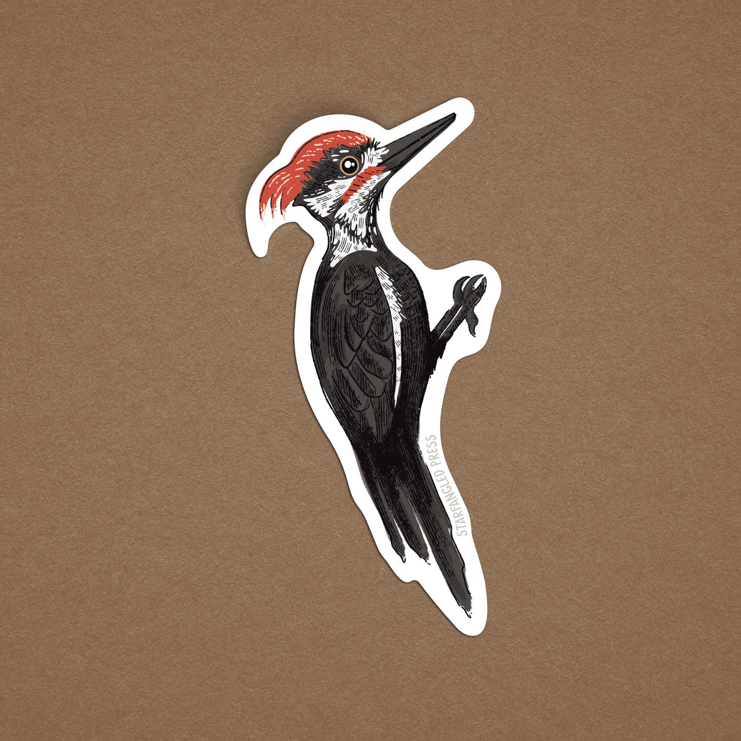 Woodpecker Sticker