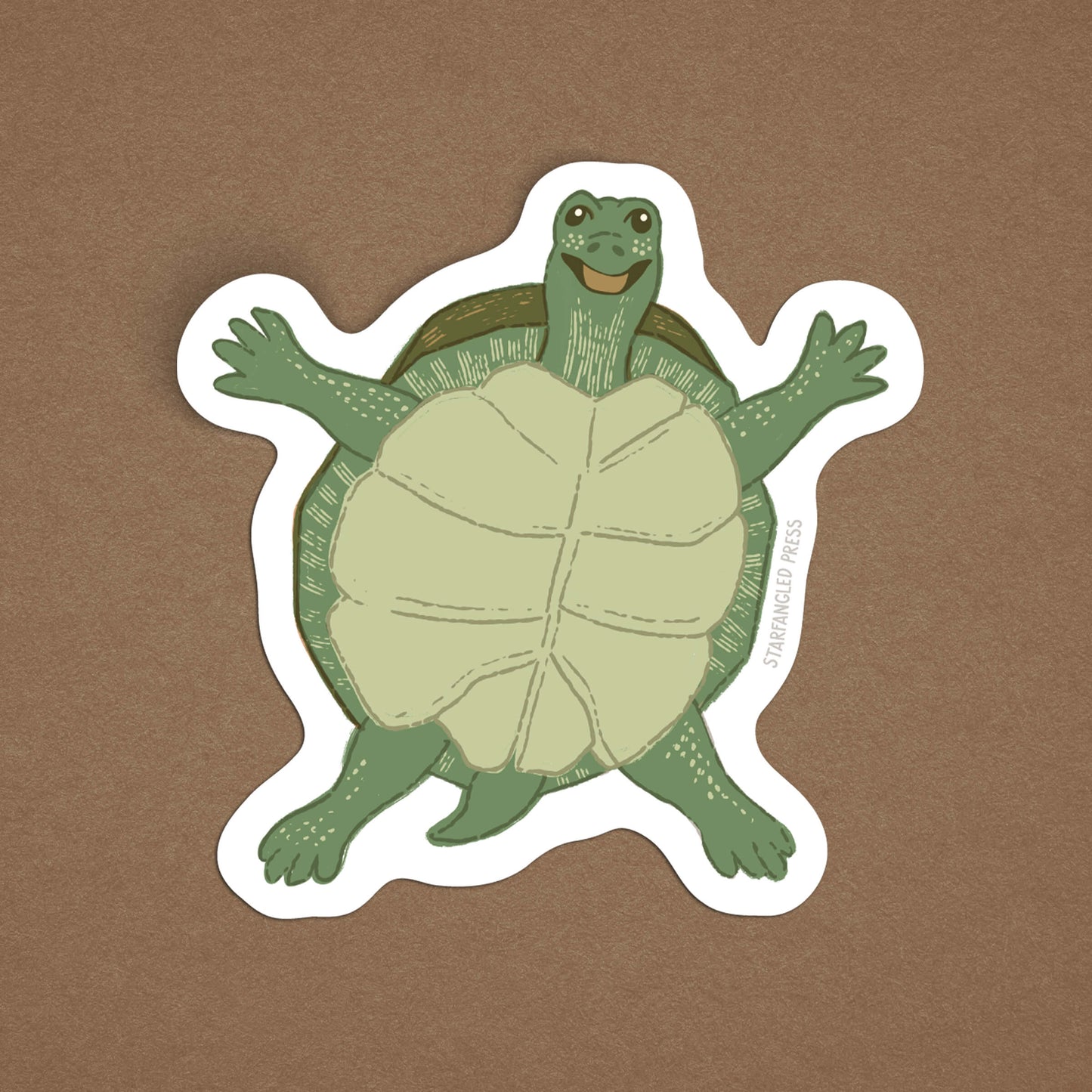 Happy Turtle Sticker