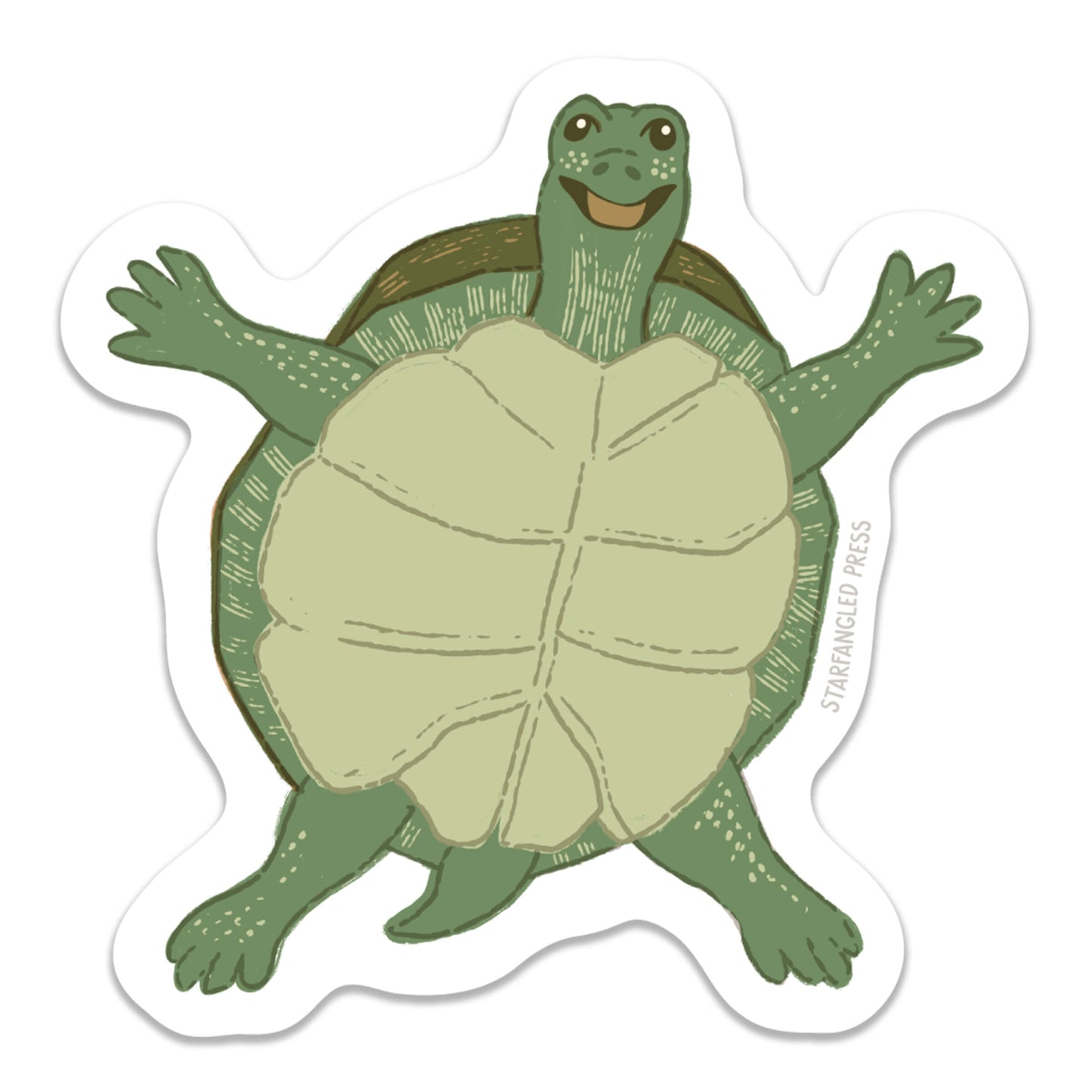 Happy Turtle Sticker