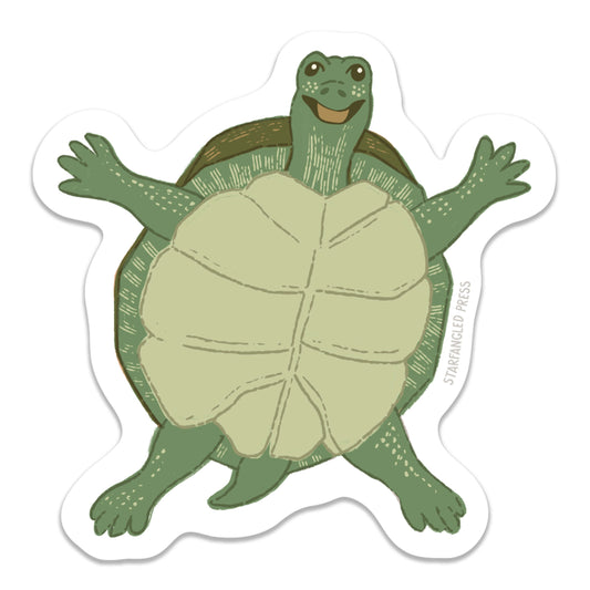 Happy Turtle Sticker