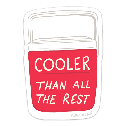 Cooler Than All The Rest Sticker