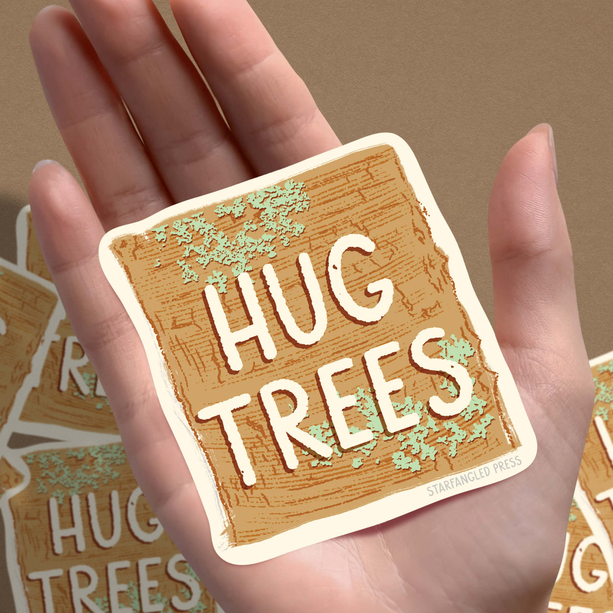 Hug Trees Sticker