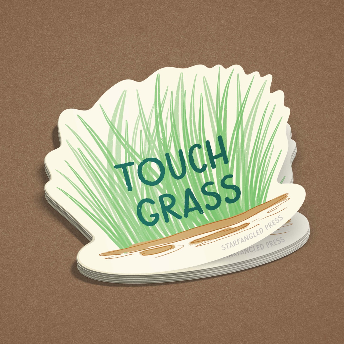 Touch Grass Sticker