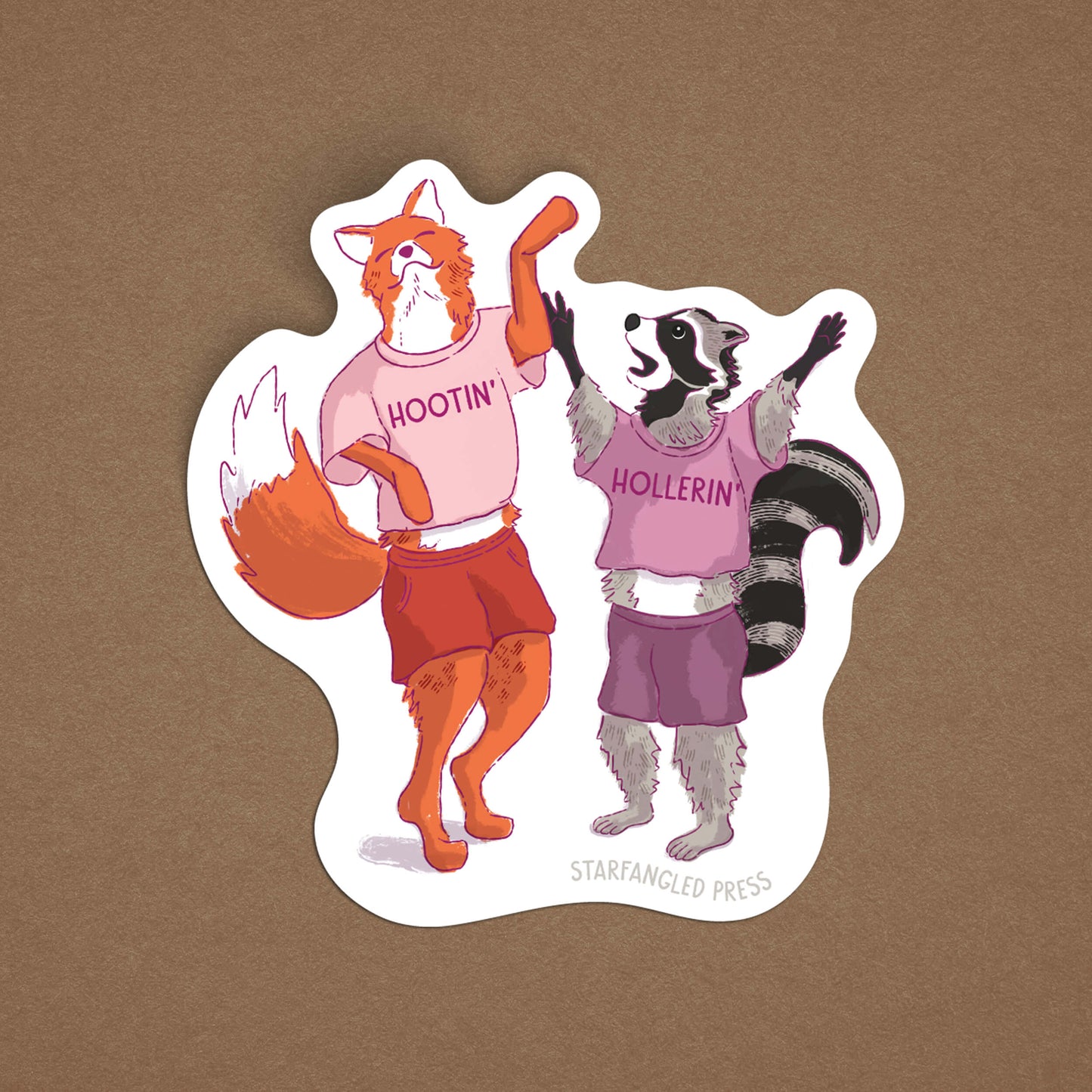 Hootin' And Hollerin' Sticker