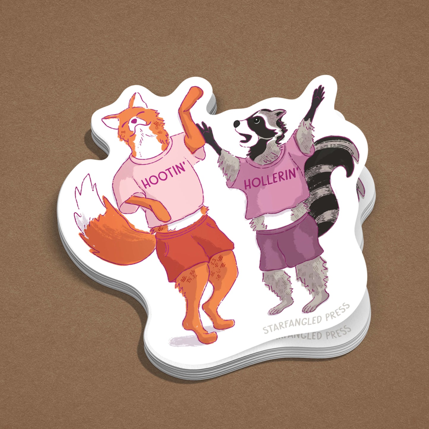 Hootin' And Hollerin' Sticker