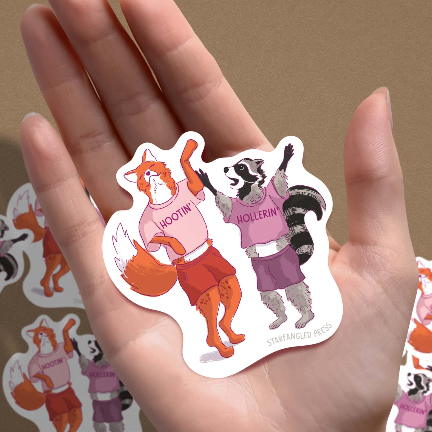 Hootin' And Hollerin' Sticker
