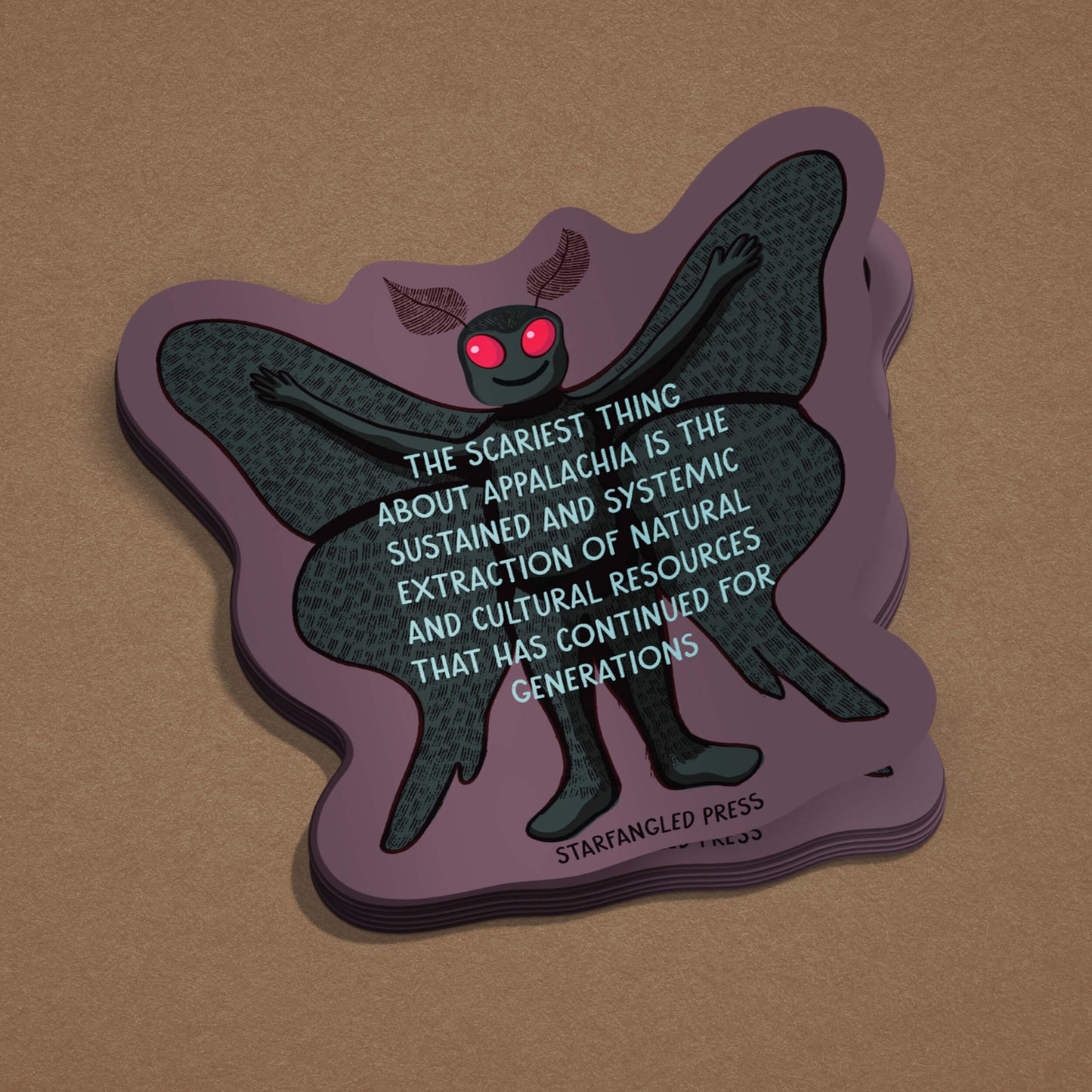 Appalachian Horror Mothman Sticker