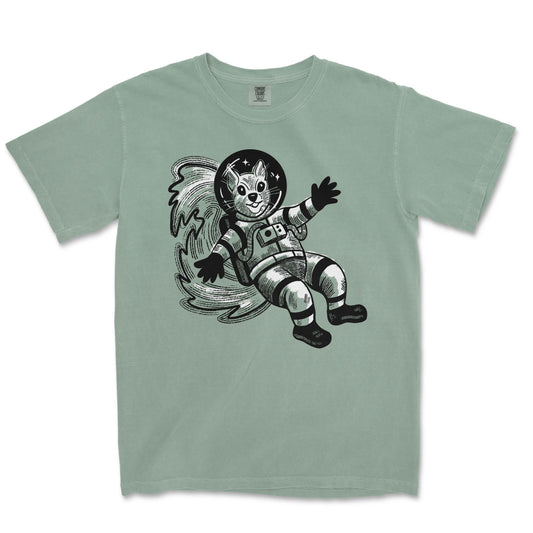 Squirrel Astronaut Crew Neck T-Shirt