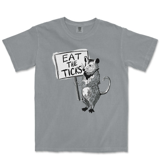 Eat The Ticks Crew Neck T-Shirt