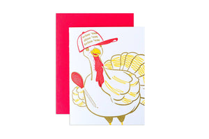 Thanksgiving Turkey Trucker Card