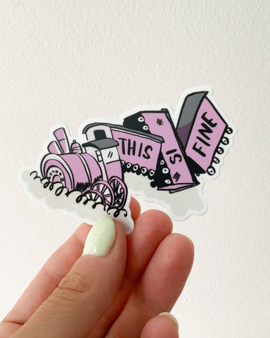 Train Wreck Sticker