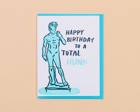 Birthday Hunk (David) Card