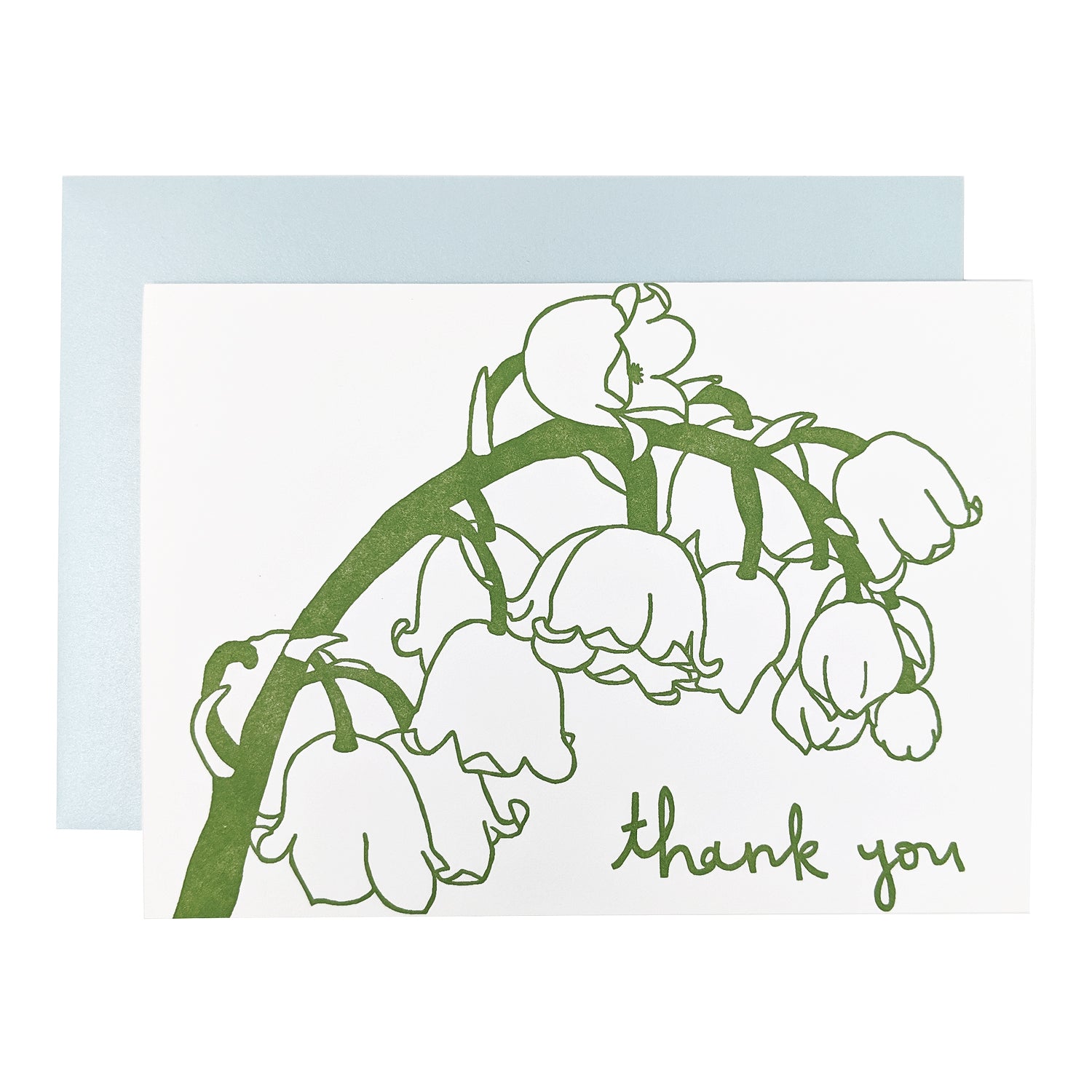Lily of the Valley Thank You Card