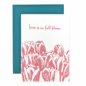 Tulips Love Card