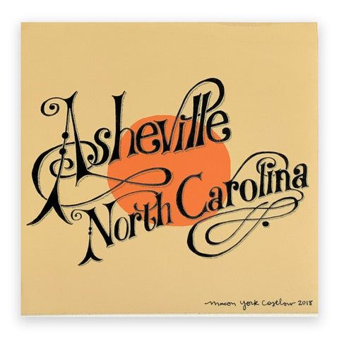 Asheville, NC Sticker