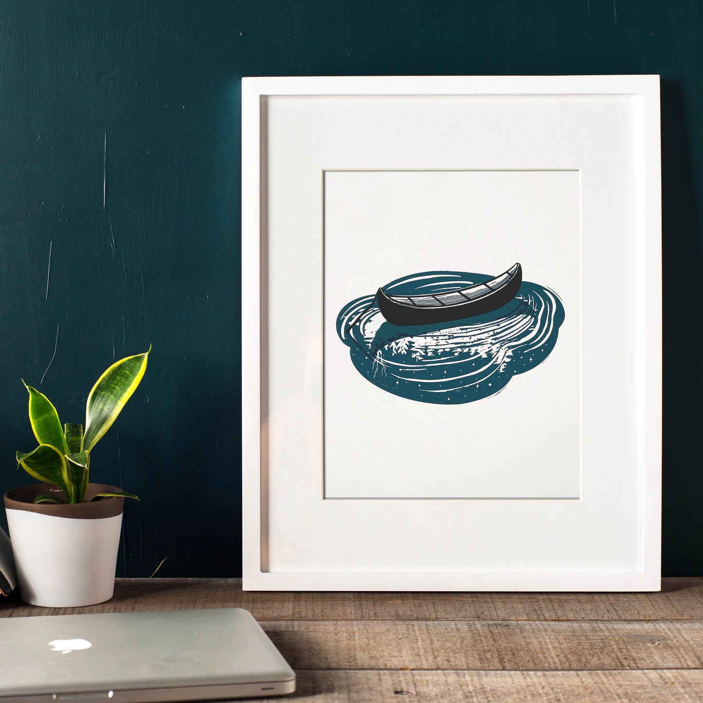 Canoe Screenprint