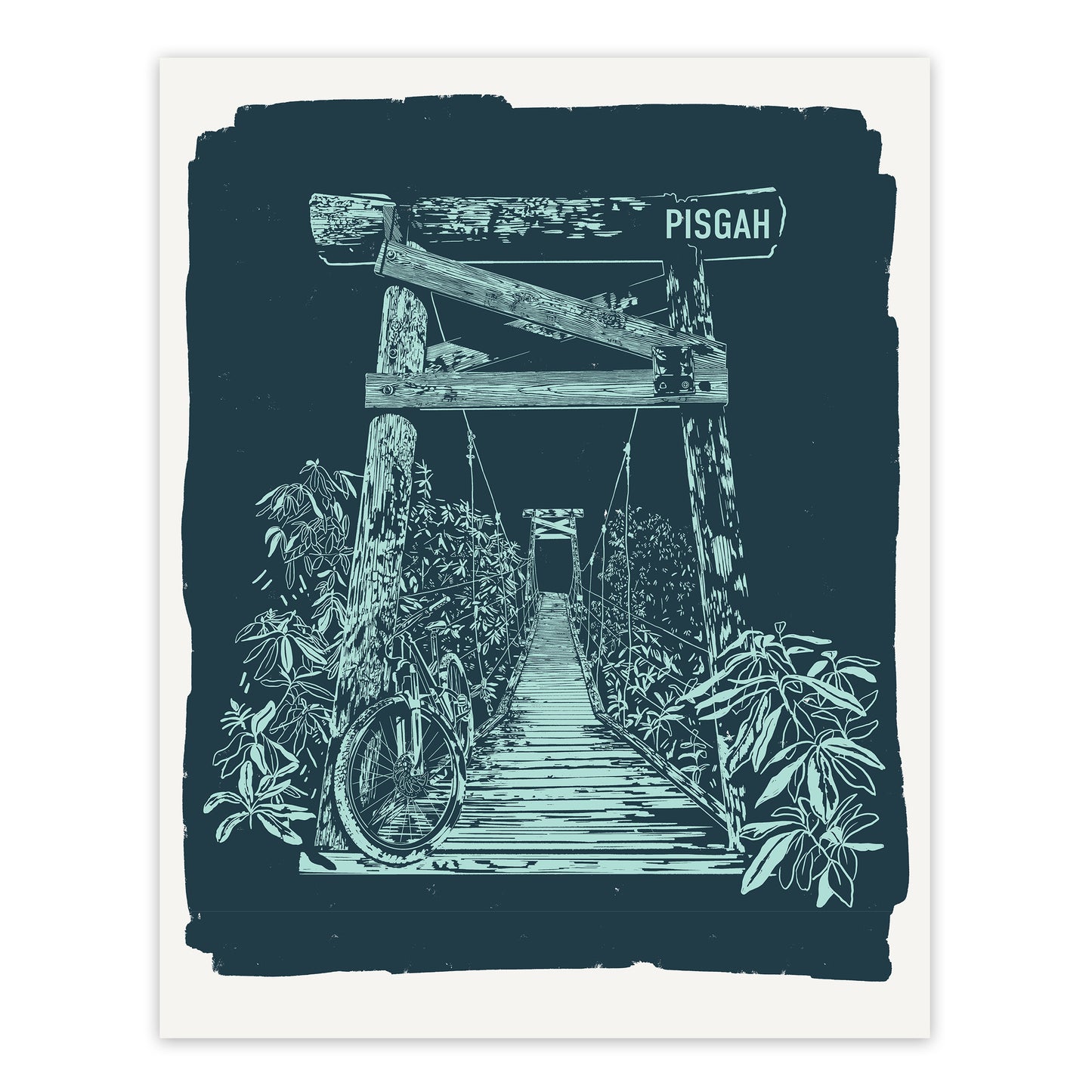 Pisgah Bridge Screenprint
