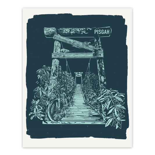Pisgah Bridge Screenprint