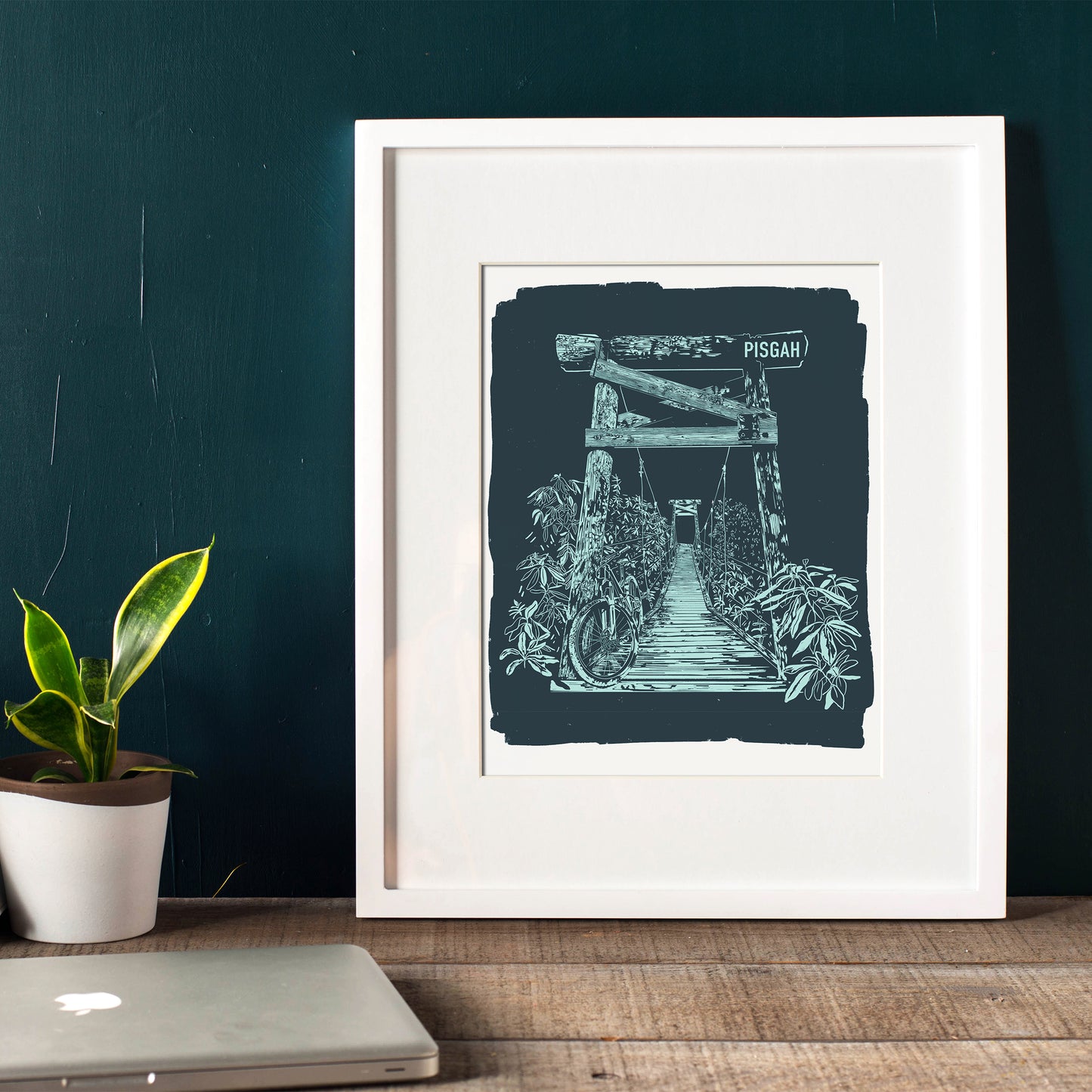 Pisgah Bridge Screenprint