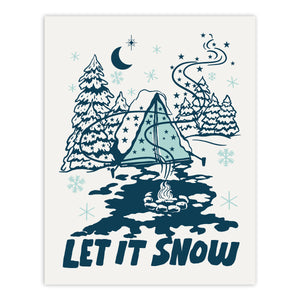 Let It Snow Screenprint